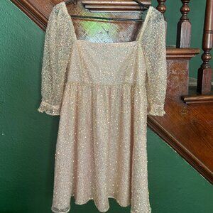 Altar'd State sequin hoco dress